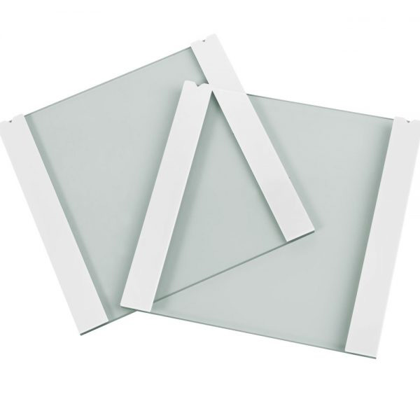 10 x 10cm Plain Glass Plates 2mm Thick with 1mm Bonded Spacers