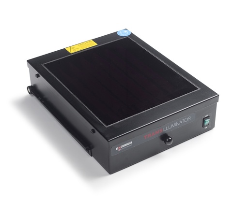 [SK6S469] UV Transilluminator 20 x 20cm; 302nm, 230V, 50Hz + Runners, Medium Wave