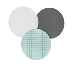 [GCN4722CWS] CN White Membrane/Black Grid Continuous Sterile Pack