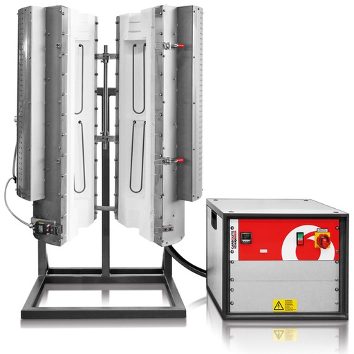 [1025-sk-267] Carbolite Vertical High-Temperature Folding Tube Furnace HTRV-A up to 1700 °C in Furnaces, Ovens HTRV-A 1700/100/700